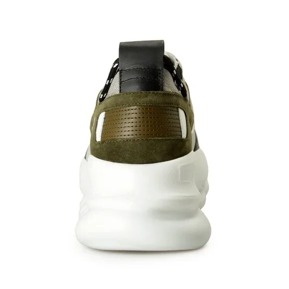 Versace Men's Suede & Leather "Chain Reaction" Sneakers Shoes US 11 IT 44 - Picture 3 of 8